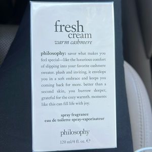 BRAND NEW-SEALED!!!  PHILOSOPHY FRESH CREAM WARM CASHMERE-EAU DE TOILETTE SPRAY